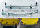 Volkswagen Karmann Ghia T34 (1966-1969) bumpers by stainless steel new
