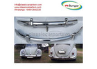 VW Beetle European style (1955-1972) bumpers by stainless steel new