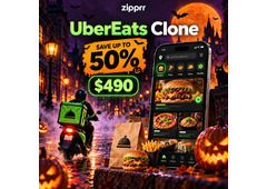 Start a Food Delivery Business in Canada? Zipprr Uber Eats Clone, Save Up To 50%